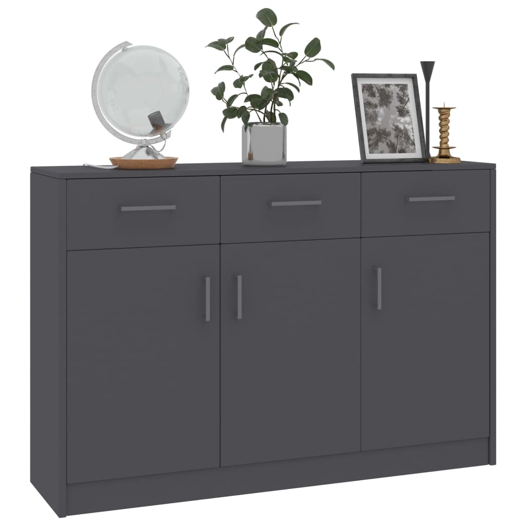 Sideboard 110X30X75 Cm Engineered Wood