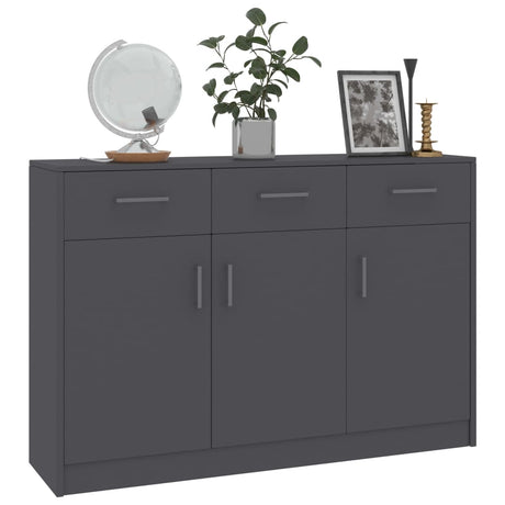 Sideboard 110X30X75 Cm Engineered Wood