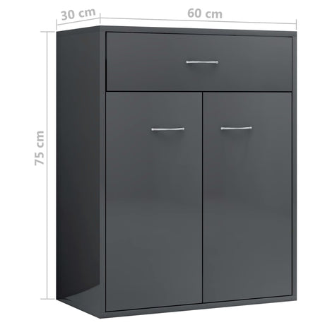 Sideboard 60X30X75 Cm Engineered Wood