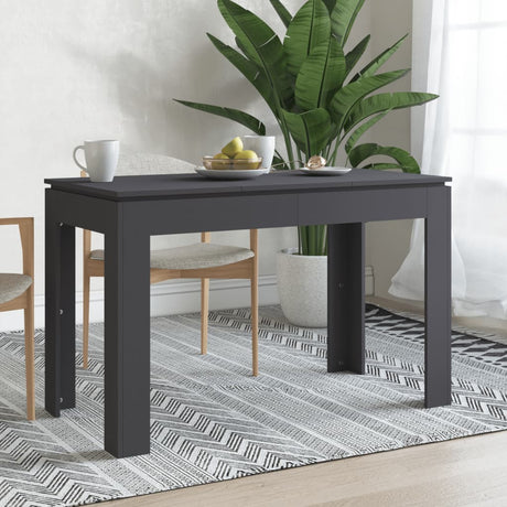 Dining Table 120X60X76 Cm Engineered Wood