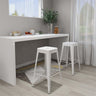 Bar Stools Stackable 2 Pcs Metal