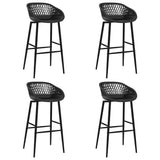 Bar Chairs 2 Pcs Grey
