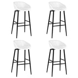 Bar Chairs 2 Pcs Grey