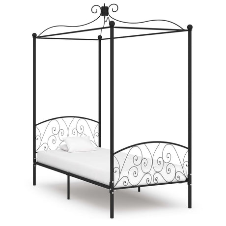 Bed Frame Without Mattress With Canopy Metal