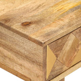Bedside Cabinet 43X30X58 Cm Solid Mango Wood
