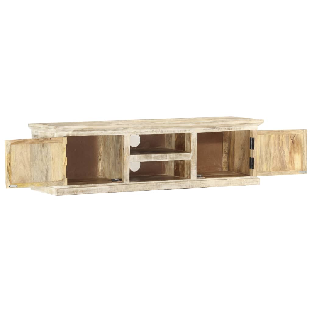 Tv Cabinet 130X30X36 Cm Solid Mango Wood