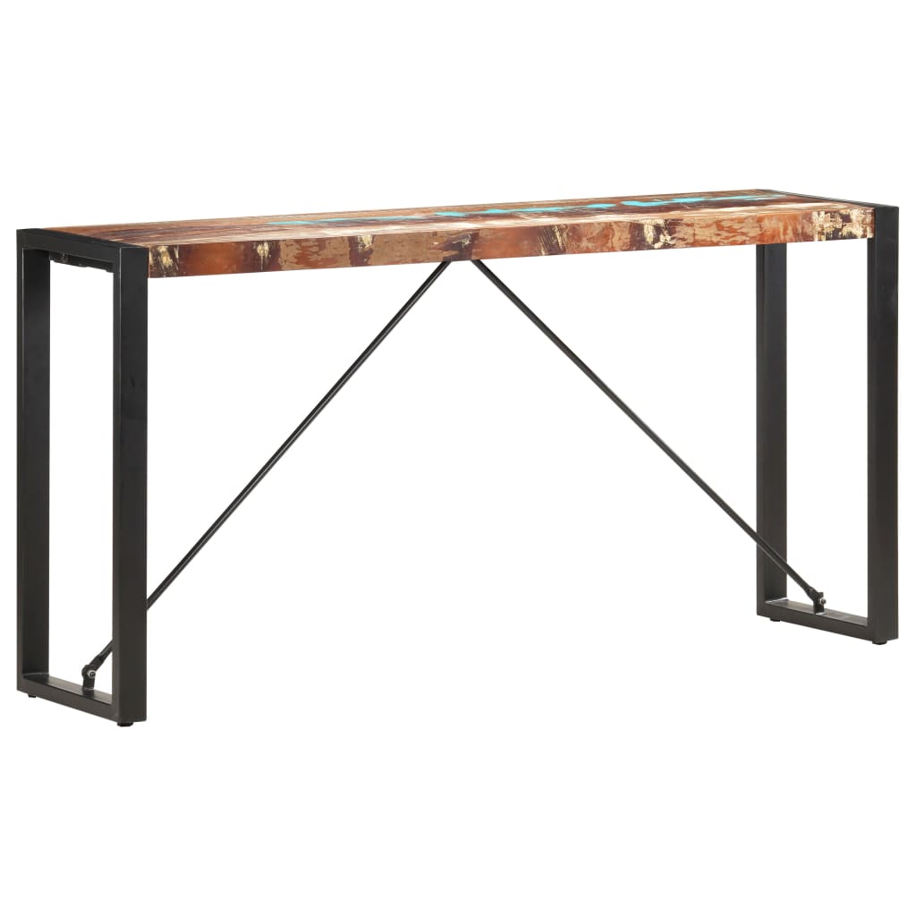 Console Table 150X35X76 Cm Solid Reclaimed Wood