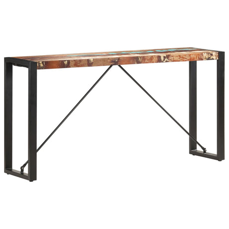 Console Table 150X35X76 Cm Solid Reclaimed Wood