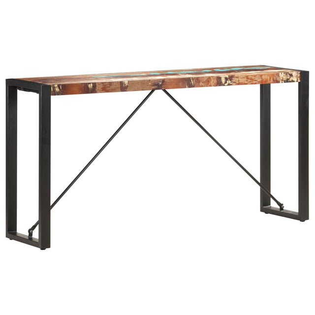 Console Table 150X35X76 Cm Solid Reclaimed Wood
