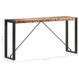 Console Table 150X35X76 Cm Solid Reclaimed Wood