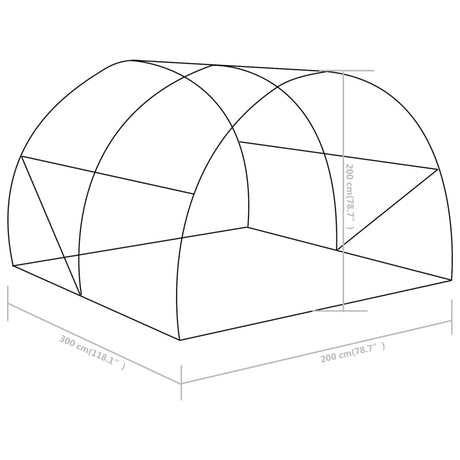 Greenhouse 6 M² 3X2X2 M