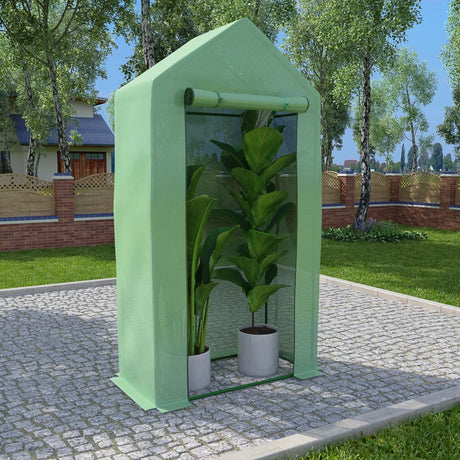 Greenhouse With Steel Frame 0.5 M² 1X0.5X1.9 M