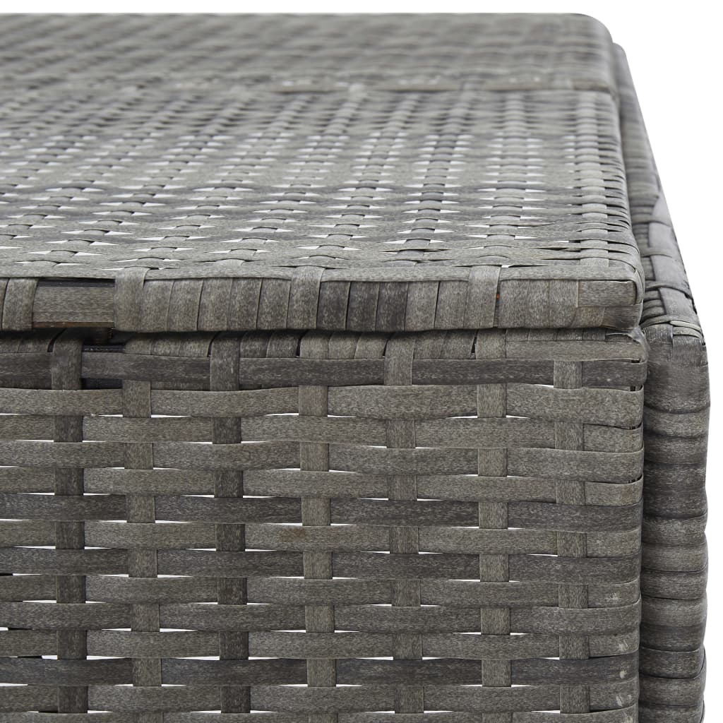 Triple Wheelie Bin Shed 229X78X120 Cm Poly Rattan