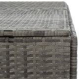 Triple Wheelie Bin Shed 229X78X120 Cm Poly Rattan