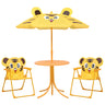 3 Piece Kids' Garden Bistro Set With Parasol