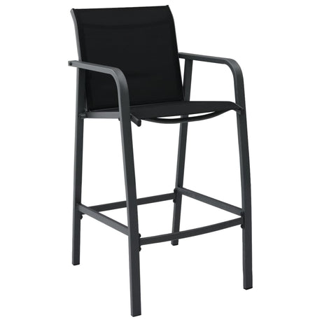 Garden Bar Chairs 4 Pcs Textilene