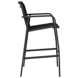 Garden Bar Chairs 4 Pcs Textilene