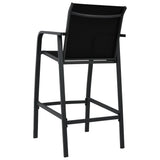 Garden Bar Chairs 4 Pcs Textilene