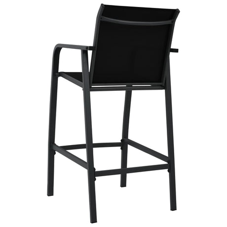 Garden Bar Chairs 4 Pcs Textilene