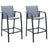 Garden Bar Chairs 4 Pcs Textilene
