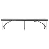 Folding Garden Benches 2 Pcs 180 Cm Hdpe