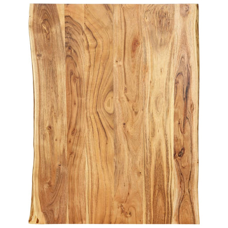 Table Top Solid Acacia Wood 100X(50-60)X2.5 Cm