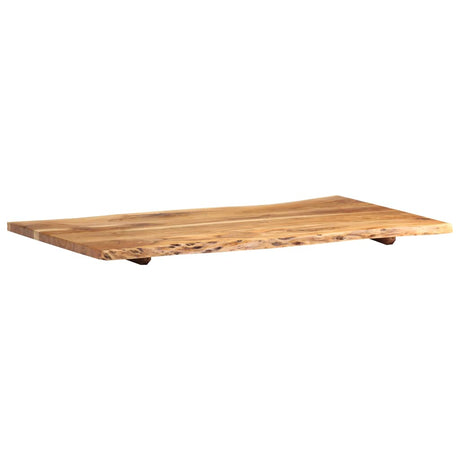 Table Top Solid Acacia Wood 100X(50-60)X2.5 Cm