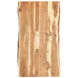 Table Top Solid Acacia Wood 100X(50-60)X2.5 Cm