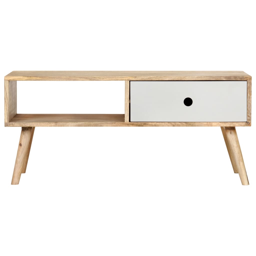 Coffee Table 90X50X40 Cm Solid Mango Wood