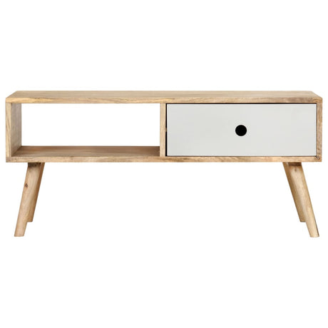 Coffee Table 90X50X40 Cm Solid Mango Wood
