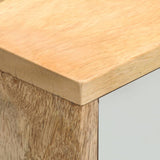 Tv Cabinet 110X35X48 Cm Solid Mango Wood