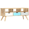 Tv Cabinet 110X35X48 Cm Solid Mango Wood