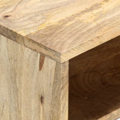 Tv Cabinet 110X35X48 Cm Solid Mango Wood