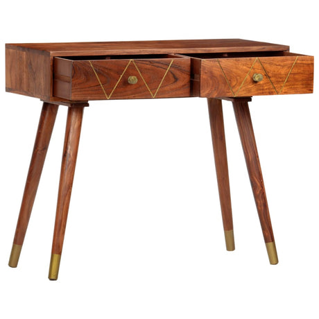 Console Table 90X35X76 Cm Solid Acacia Wood
