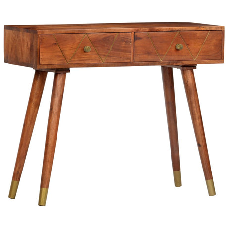 Console Table 90X35X76 Cm Solid Acacia Wood