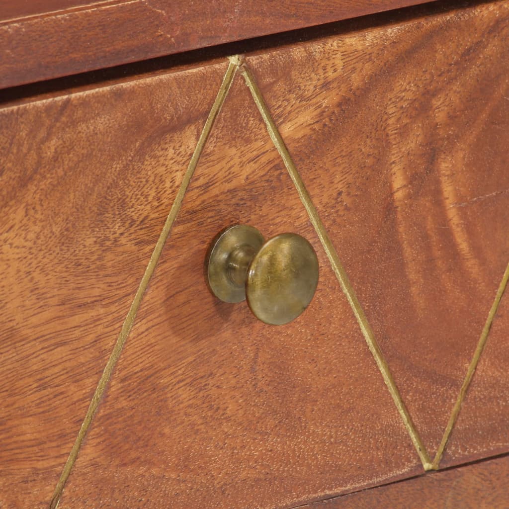 Console Table 90X35X76 Cm Solid Acacia Wood
