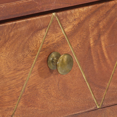 Console Table 90X35X76 Cm Solid Acacia Wood