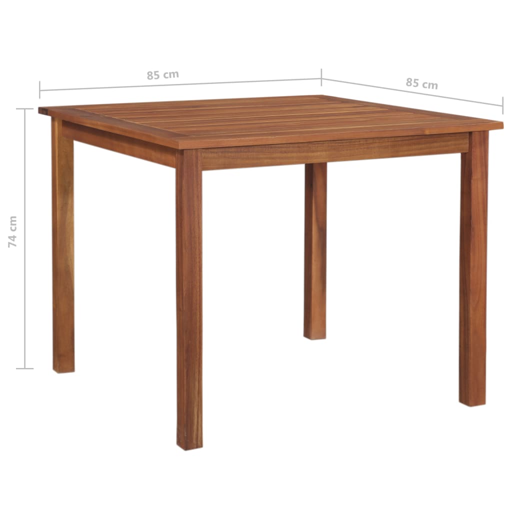 Garden Table Solid Acacia Wood