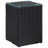 Side Tables 3 Pcs With Glass Top Poly Rattan