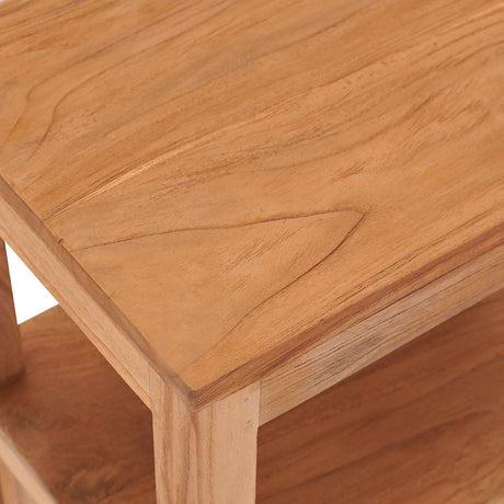Bedside Cabinet 40X30X50 Cm Solid Teak Wood