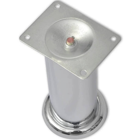 Round Sofa Legs 8 Pcs Chrome