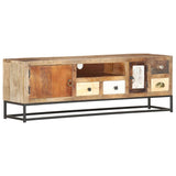 Tv Cabinet 120X30X40 Cm Solid Reclaimed Wood