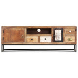 Tv Cabinet 120X30X40 Cm Solid Reclaimed Wood