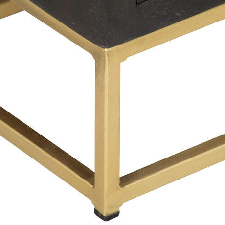 Drawer Cabinet 45X30X105 Cm Solid Mango Wood