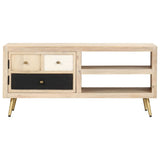 Coffee Table 90X45X40 Cm Solid Mango Wood