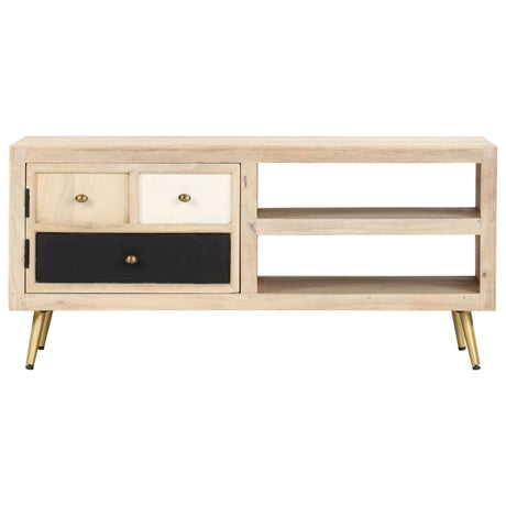 Coffee Table 90X45X40 Cm Solid Mango Wood
