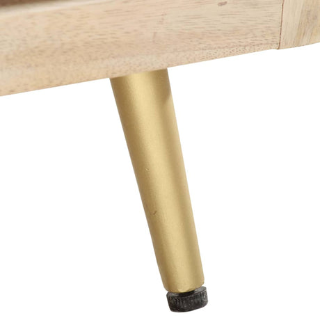 Coffee Table 90X45X40 Cm Solid Mango Wood