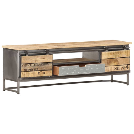 Tv Cabinet 120X30X40 Cm Solid Mango Wood