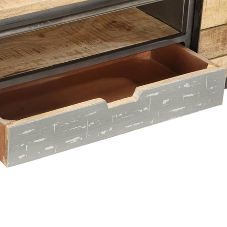 Tv Cabinet 120X30X40 Cm Solid Mango Wood
