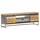 Tv Cabinet 120X30X40 Cm Solid Mango Wood